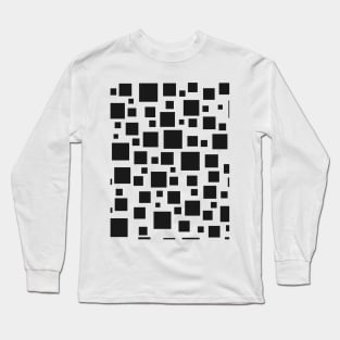 Monochrome Squares Long Sleeve T-Shirt